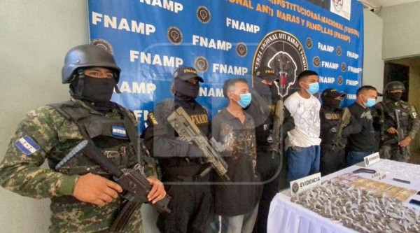 Caen cuatro presuntos mareros por sicariato y extorsión en San Pedro Sula